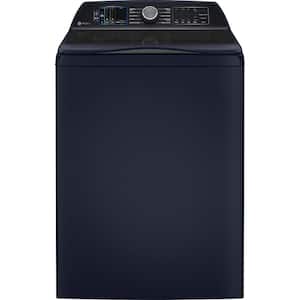 Profile 5.4 cu. ft. High-Efficiency Smart Top Load Washer with Built-in Alexa Voice Assistant in Sapphire Blue