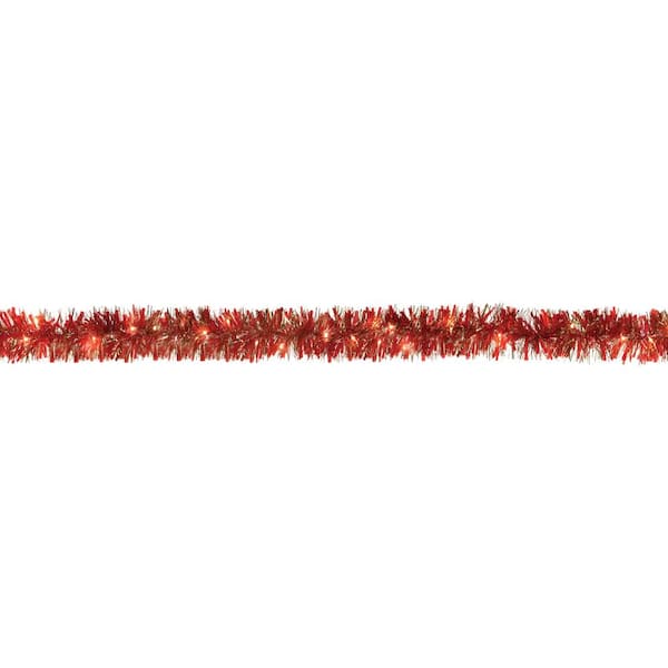 Amscan 9 ft. x 3 in. Christmas Light-Up Traditional Tinsel Garland (2-Pack)