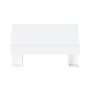White Full Size Headboard with Storage