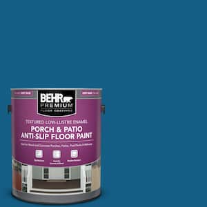 1 gal. #S-H-550 Sapphire Sparkle Textured Low-Lustre Enamel Interior/Exterior Porch and Patio Anti-Slip Floor Paint