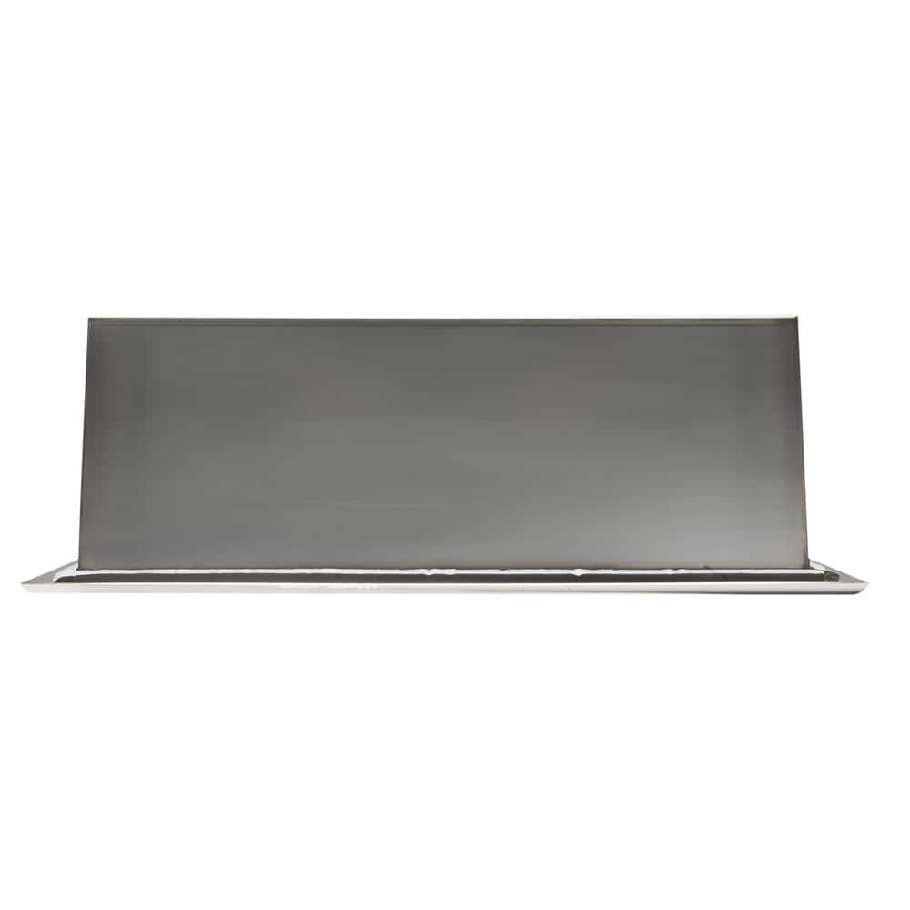 Polished Stainless Steel Square Wall Mount Shower Niche