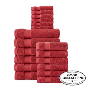 HygroCotton Chili Red 18-Piece Bath Towel Set