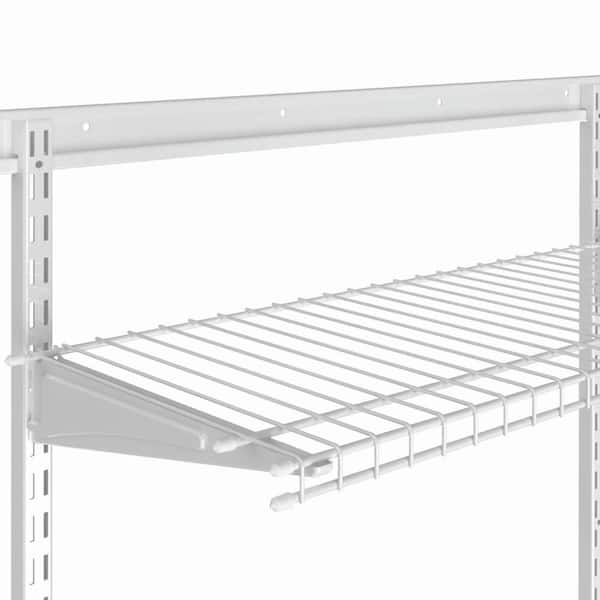 White Ventilated Wire Shelf 4718, What Can I Use To Cut Closetmaid Wire Shelving