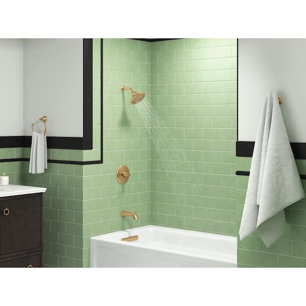 KOHLER Devonshire Single Robe Hook in Vibrant Polished Brass