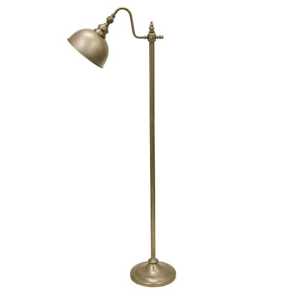Decor Therapy Chloe Pharmacy 56 In, Antique Brass Apothecary Floor Lamp