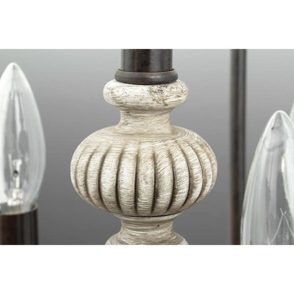 Progress Lighting Bergamo 5-Light Bronze Rustic Chandelier