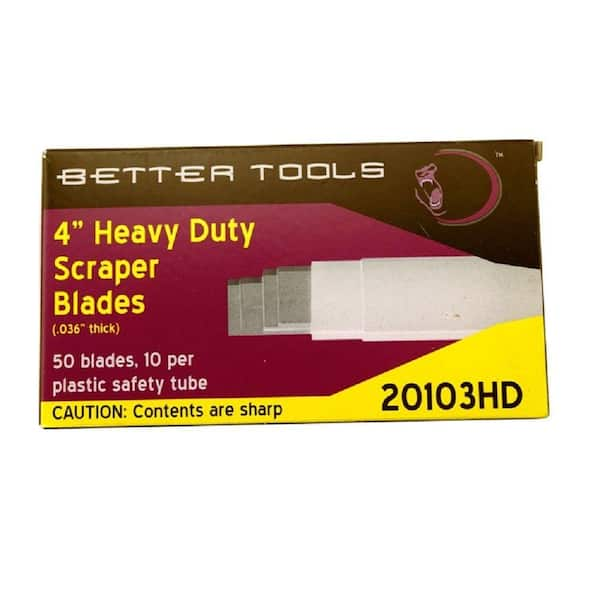 2 in. Metal Blade Paint Scraper with 10 Extra Replacement Metal Blades