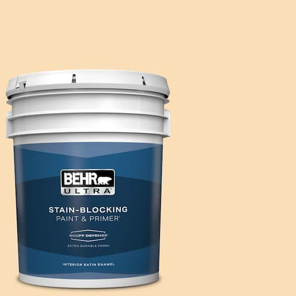 BEHR ULTRA 5 gal. #M260-3 Time Out Extra Durable Satin Enamel Interior Paint & Primer