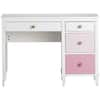 Little Seeds Monarch Hill Poppy White with Pink Drawers Kids Desk ...