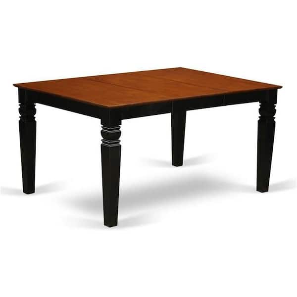 William's Home Furnishing Torrington Black and Cherry Transitional