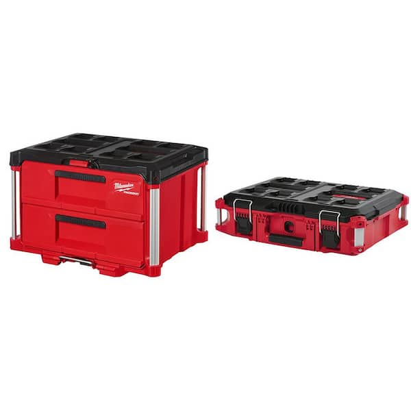Milwaukee 48-22-8442-8424 PACKOUT 22in 2-Drawer and Tool Box - 1