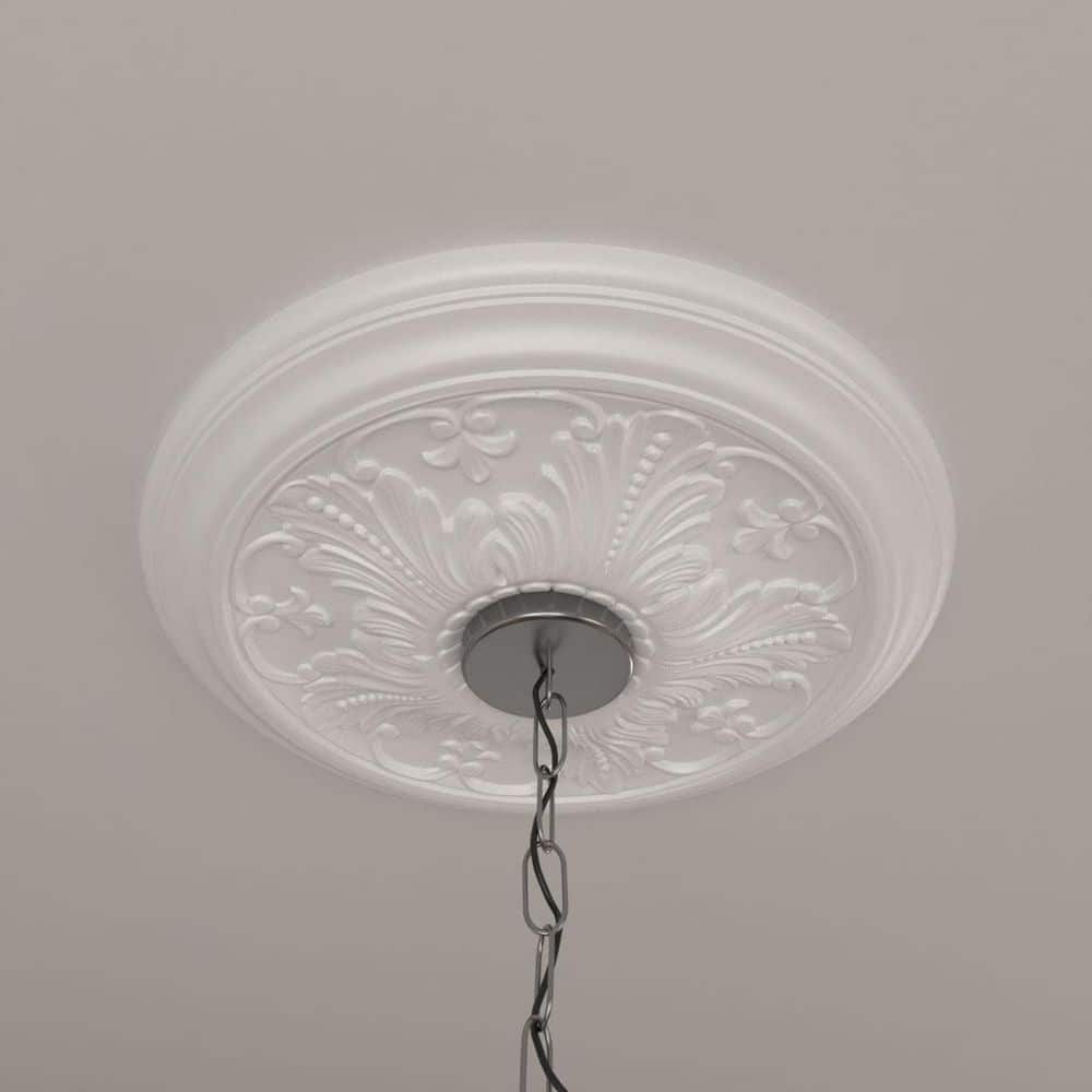 Delfina 40" White Urethane Ceiling Medallion