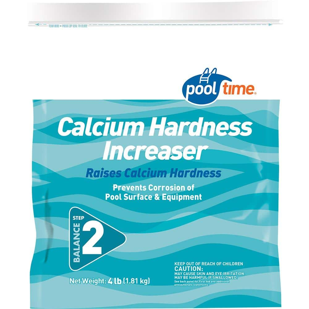 Pool Time 4 lbs. Calcium Hardness Increaser Balancer 23504PTM - The Home  Depot