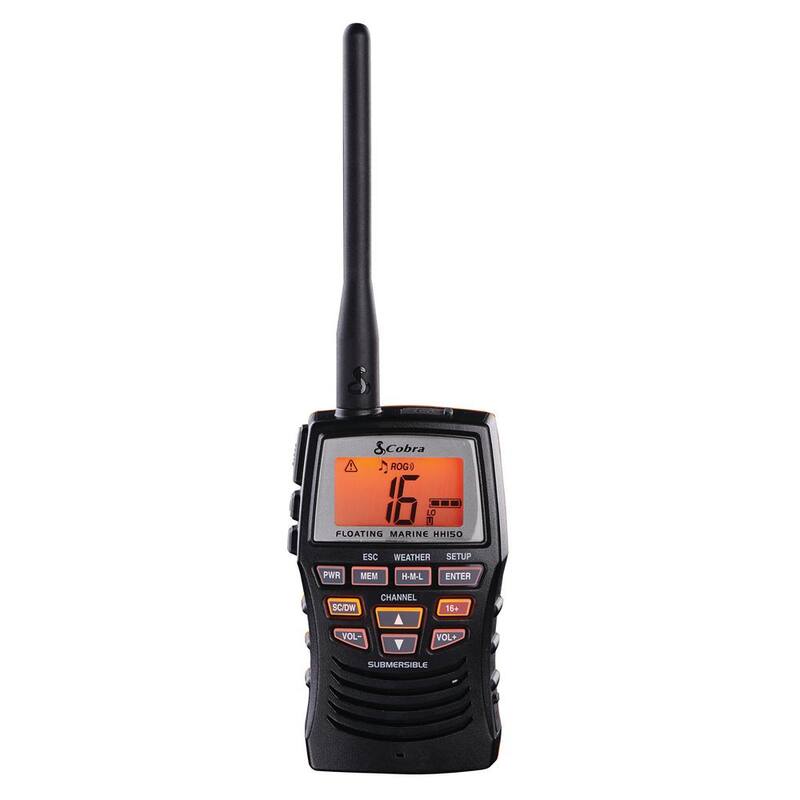 3-Watt Floating VHF Handheld Marine Radio