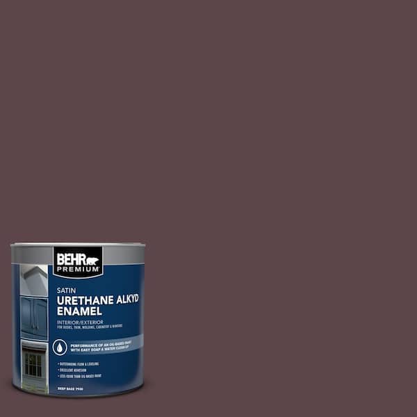 1 qt. Home Decorators Collection #HDC-CL-07 Dark Berry Satin Enamel Urethane Alkyd Interior/Exterior Paint