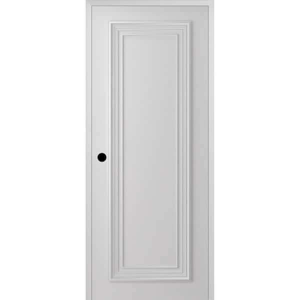 Palazzo 1 DIY-Friendly 28 in. x 96 in. Right Hand Primed Solid Composite Core Wood Single Prehung Interior Door