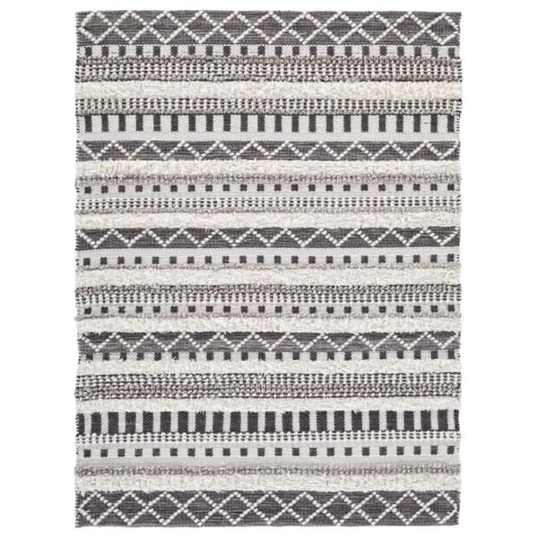 Karalee Beige/Brown 8 ft. x 10 ft. Tribal Area Rug