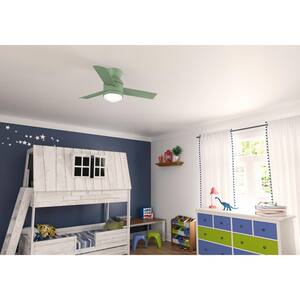 Dublin 44 in. LED Indoor Dusty Green Ceiling Fan with Light Kit and Remote