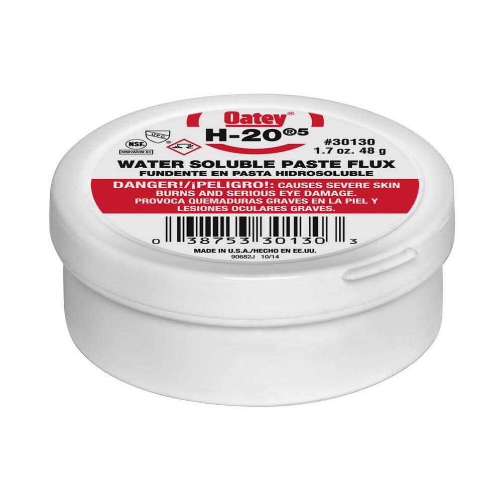 Oatey No. 5 8 oz. Lead-Free Solder Flux Paste 300142 - The Home Depot