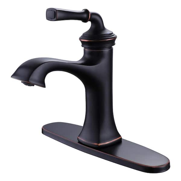 Dimakai Single Handle Single Hole Bathroom Faucet Vanity in Oil Rubbed Bronze