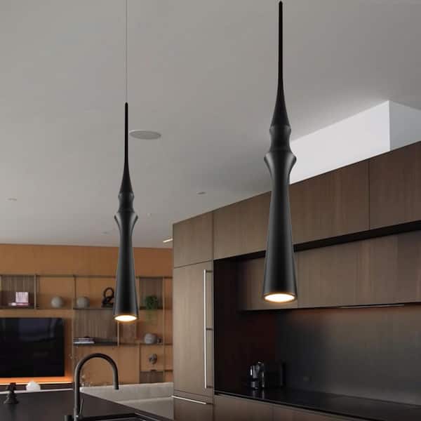 Polaris VMP26710BL 6-Watt Black ETL Certified Integrated LED Pendant With 2.25 in. Wide LED Light