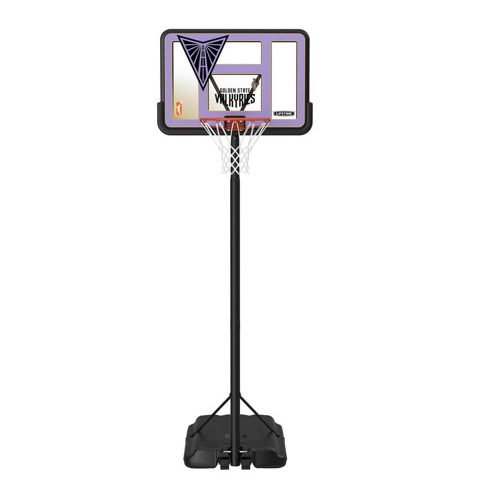 新品 Alltimers Basketball Hoop バスケ ゴール Lifetime WNBA Golden State Valkyries 44 in. Portable Basketball