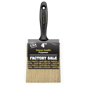 4 in. Factory Sale Synthetic Brush