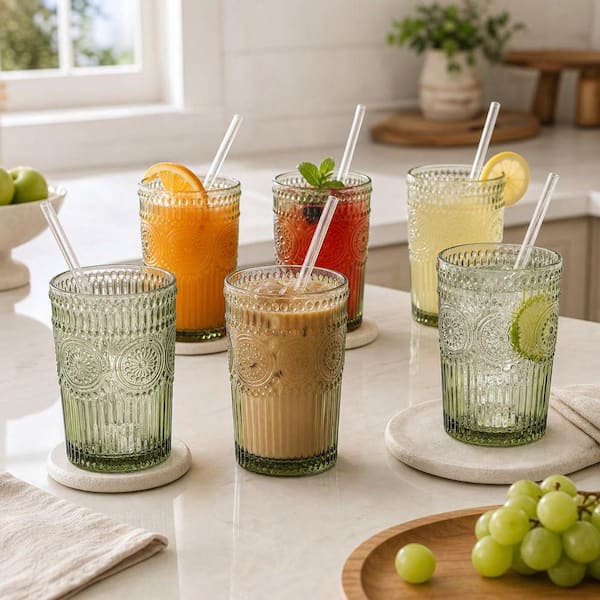 windlicht kerze Kerzenhalter Cozy aus Rattan inkl Sawhonn Schottenkaro Kariert Modern