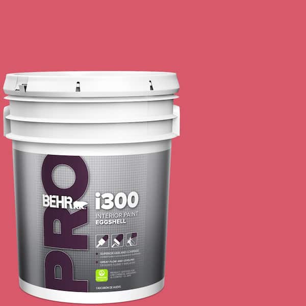 BEHR PRO 5 gal. #130B-6 Dragon Fruit Eggshell Interior Paint