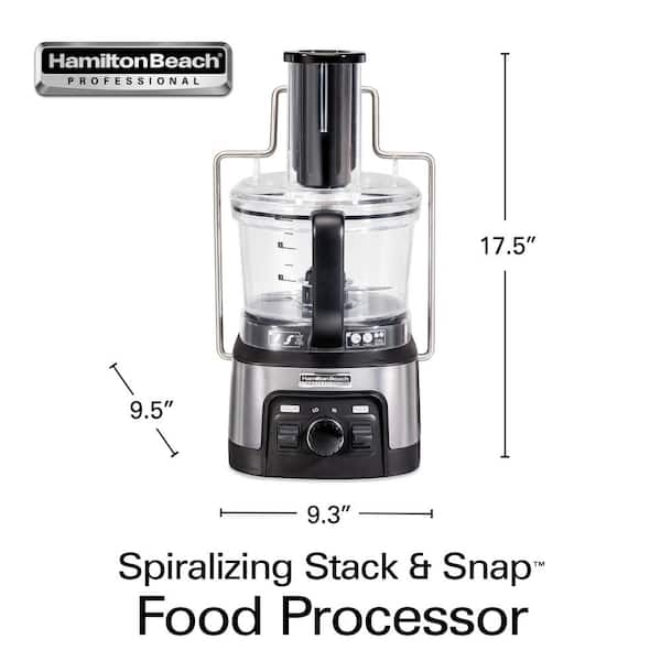 Hamilton Beach Stack & Snap 4 Cup Compact Food Processor - Bed Bath &  Beyond - 30979543