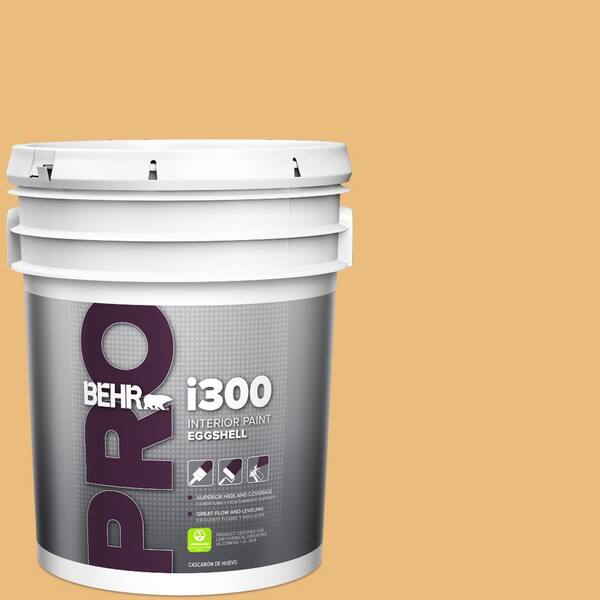 BEHR PRO 5 gal. #310D-4 Gold Buff Eggshell Interior Paint