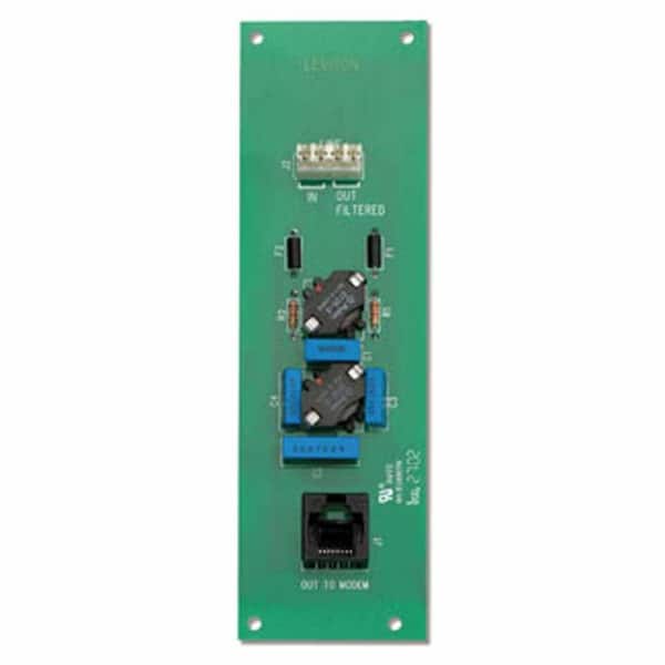 Leviton DSL Filter Board - Fits Easily into Structured Media Centers, Gray