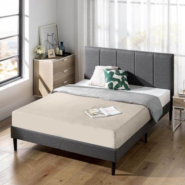 Zinus bed deals frame with headboard