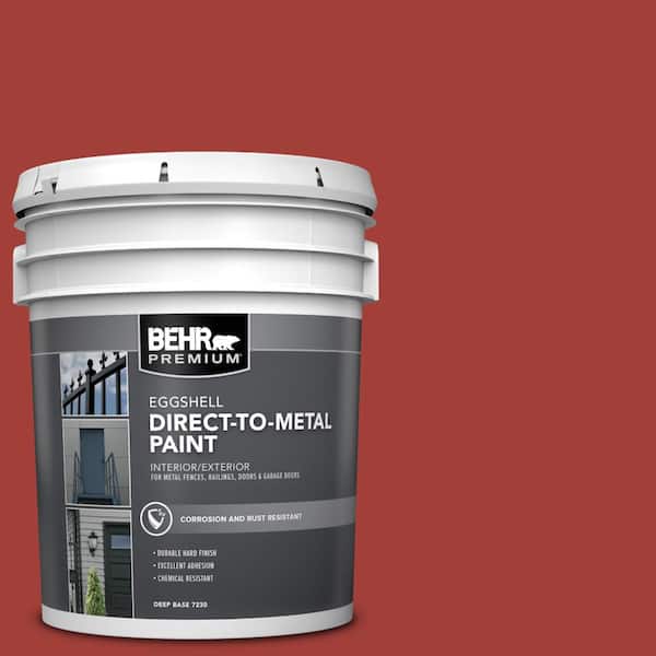 5 gal. #PPU2-16 Fire Cracker Eggshell Direct to Metal Interior/Exterior Paint