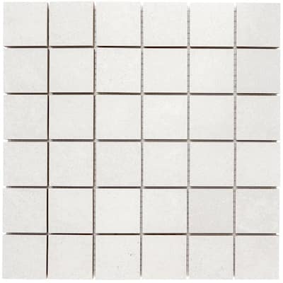 Cut Down Sample of Garcia Bianco Hexagon Porcelain Wall & Floor Mosaic Tile 