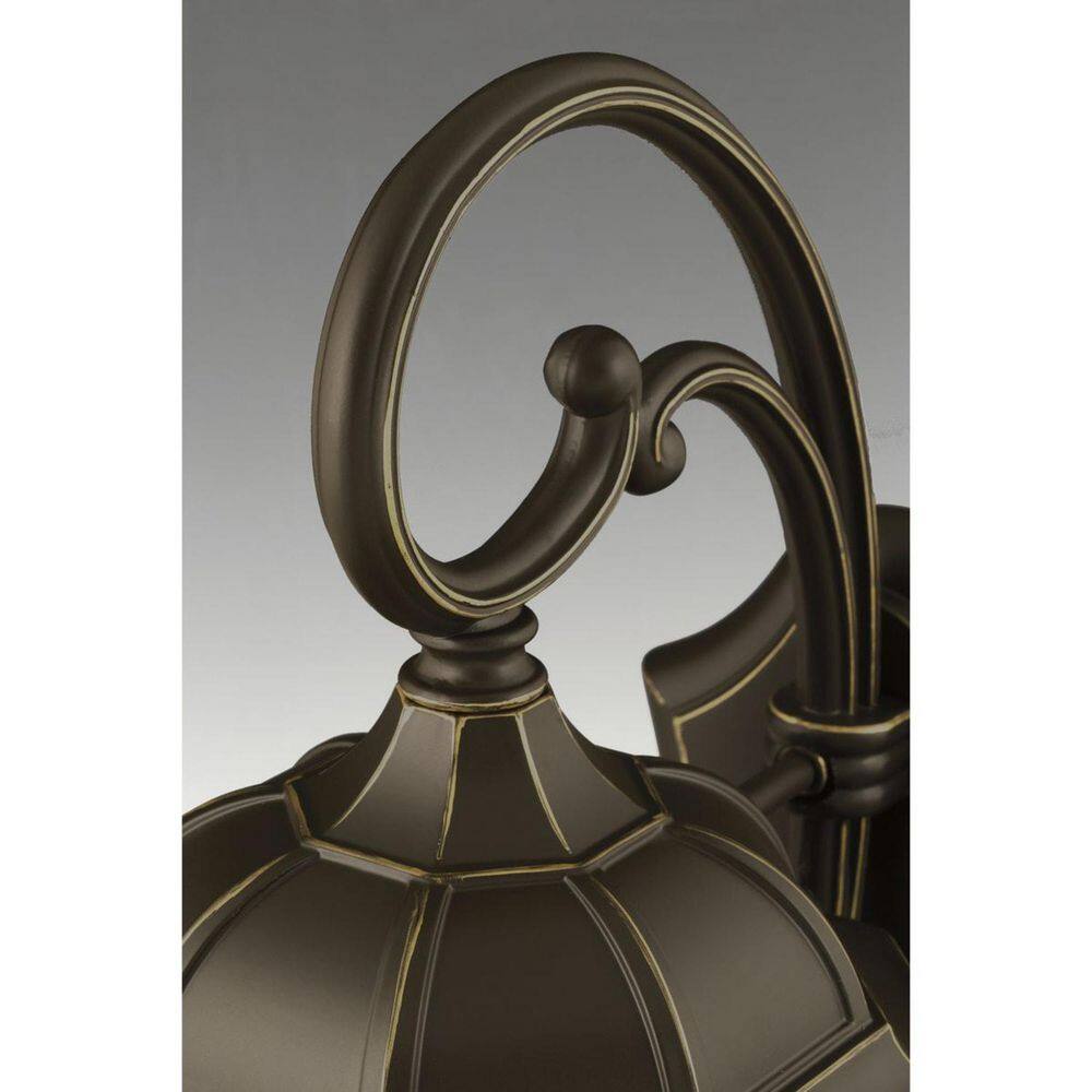 Antique Bronze 17.75" Outdoor Wall Lantern Sconce