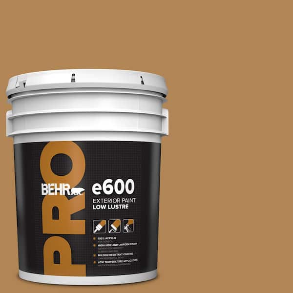 BEHR PRO 5 gal. #S290-6 Golden Rice Low Luster Exterior Paint