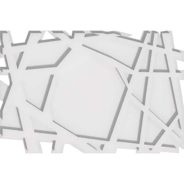 Ekena Millwork 1 in. P X 20 in. W X 13-3/8 in. H Novo Architectural Grade PVC Contemporary Ceiling Medallion