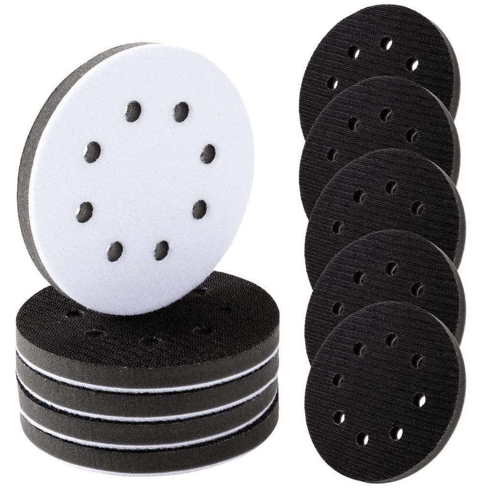 5 in. Foam Interface Pad with Hook and Loop for Orbital Sander Automotive Woodworking Polishing (10 Pack) price history on PriceWatchPro