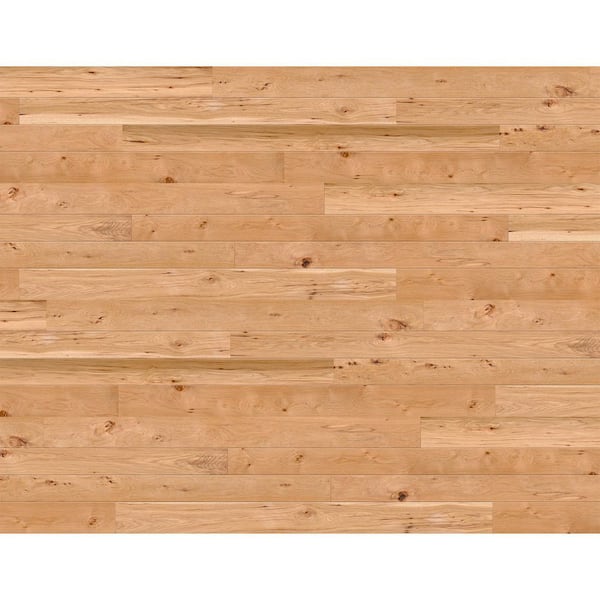 Modern Steel 9 ft x 7 ft 18.4 R-Value Insulated Wood Look Plank Natural Garage Door without Windows