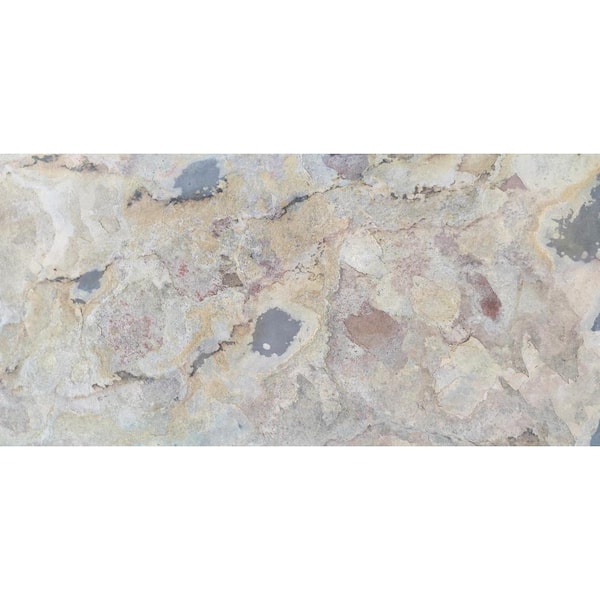 Falkirk Johnstone 2/25 in. x 2 ft. x 1 ft. Peel and Stick Yellow Stone Veneer Decorative Wall Paneling 1-Pack