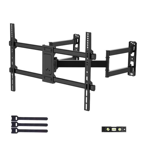 PERLESMITH Full Motion TV Wall Mount for 37-70 in. with Swivel, Tilt, and Level Adjustments, Corner, Supports up to 99 lbs