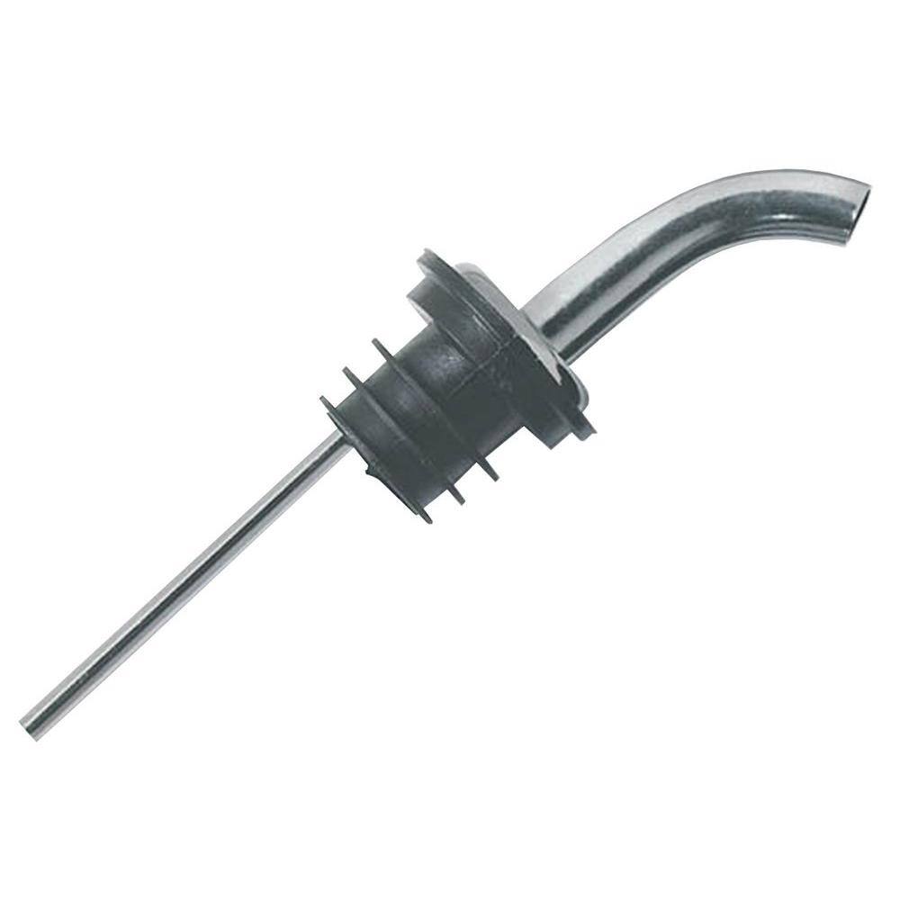 Carlisle Pourite Free Flowing Liquor Pourer With Curved Angled And Spout Super Fast Flow In Chrome Case Of 12 Wpm4538 The Home Depot