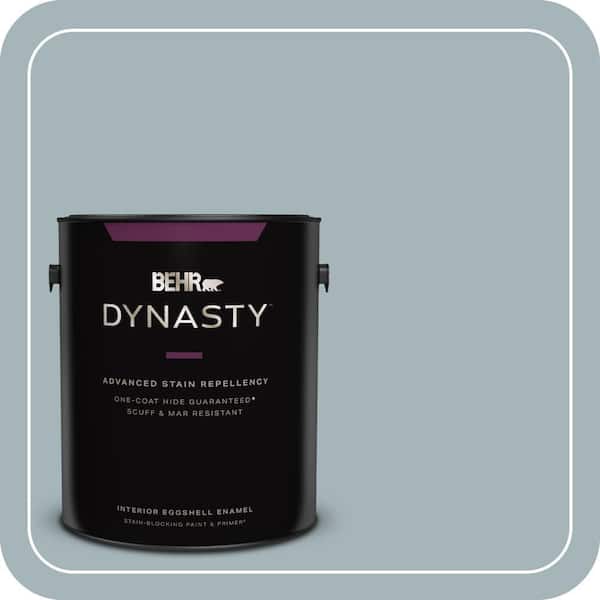 BEHR DYNASTY 1 gal. #ECC-22-2 Bay View Eggshell Enamel Interior Stain-Blocking Paint and Primer