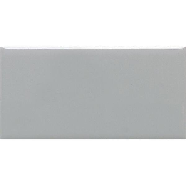 Daltile Restore Ash Gray 3 in. x 6 in. Matte Ceramic Wall Tile (550 sq