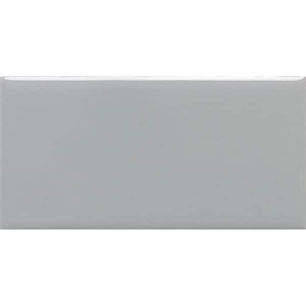 Daltile Rittenhouse Square Matte Desert Gray 3 in. x 6 in. Ceramic Sample Tile