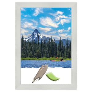 Size 24 in. x 36 in. Mosaic White Picture Frame Opening