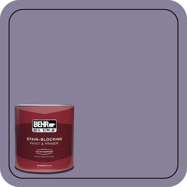 BEHR ULTRA 1 qt. #S570-5 Live Jazz Extra Durable Flat Interior Paint & Primer