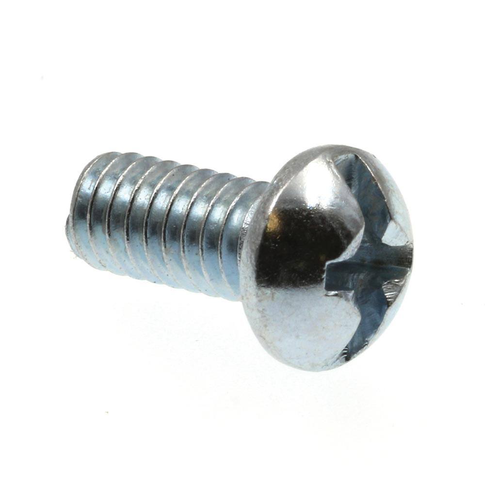 500 Combo Drive #8-32 X 2" Round Head Machine Screws – Zinc Plated Steel