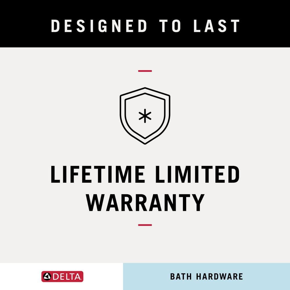 Delta 24" Polished Chrome Wall Mounted Towel Bar